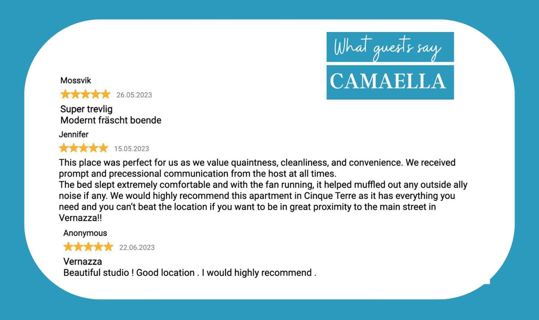 Camaella Luxury Studio Вернаца Екстериор снимка